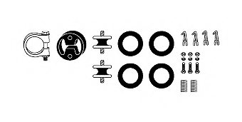 HJS 82 23 4084 Mounting Kit, exhaust system